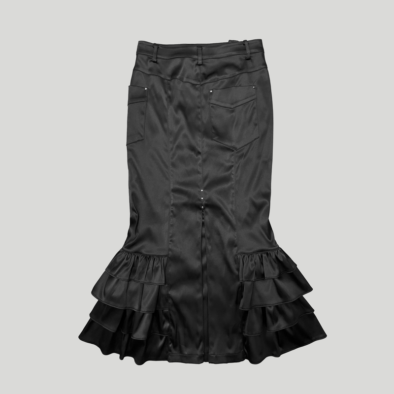 FRILL MAXI SKIRT
