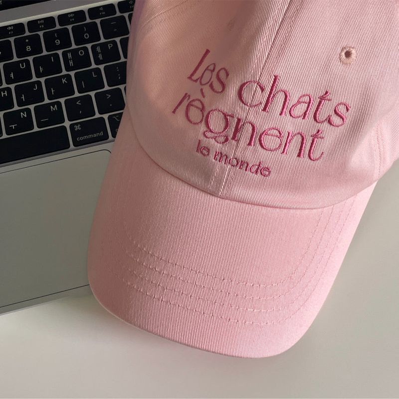 Hadde Studio（ハッデスタジオ）の「LES CHATS BALL CAP PINK（Hats）」