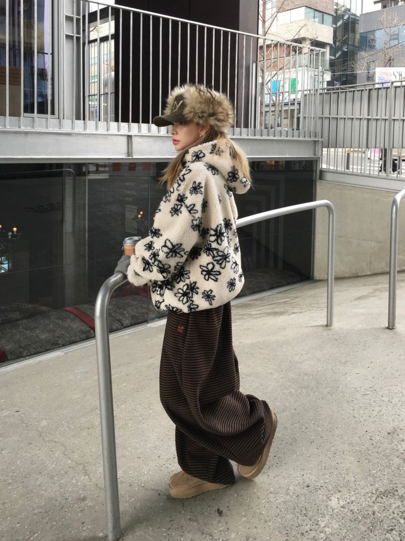 [Ritcore MADE] Striped Fleece Pants (3c)