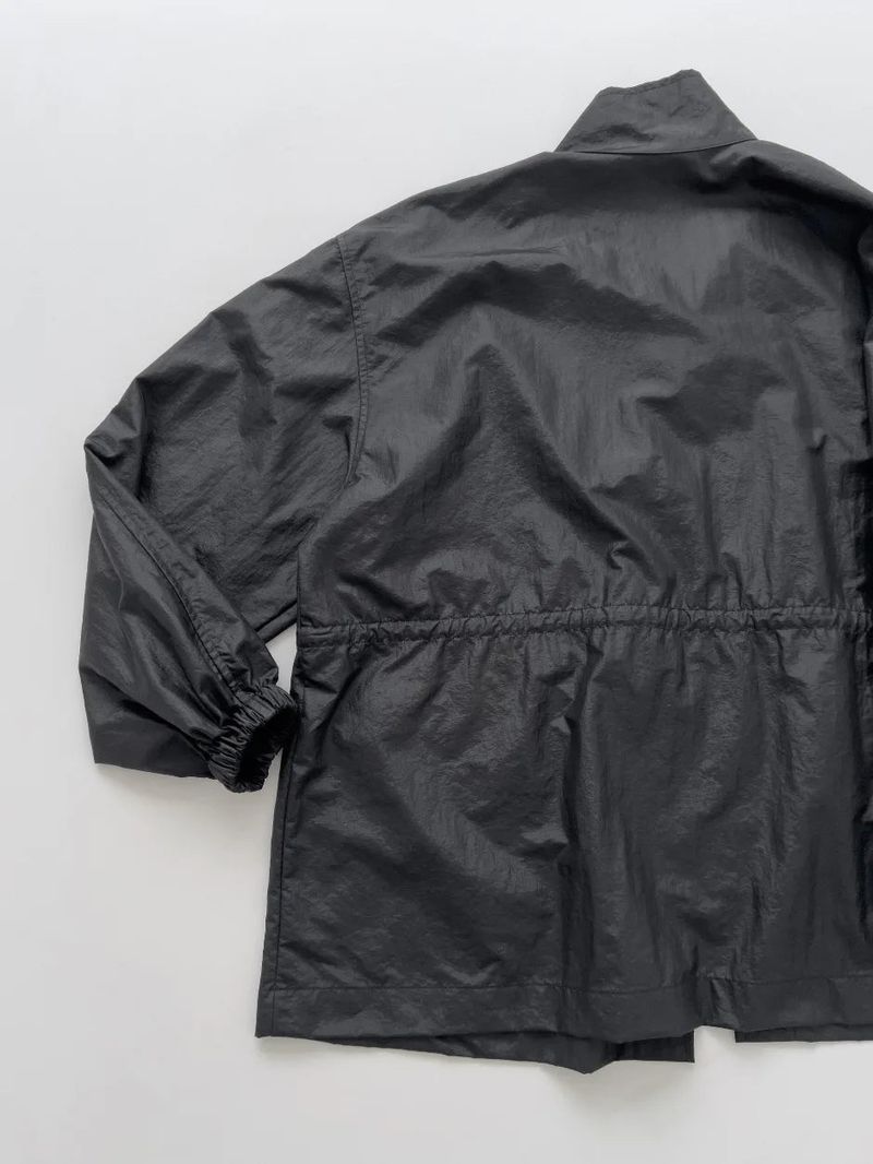 Low Nylon String Loose Fit Jacket