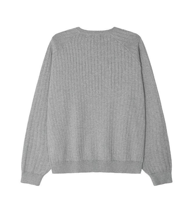 Revved henley neck knit