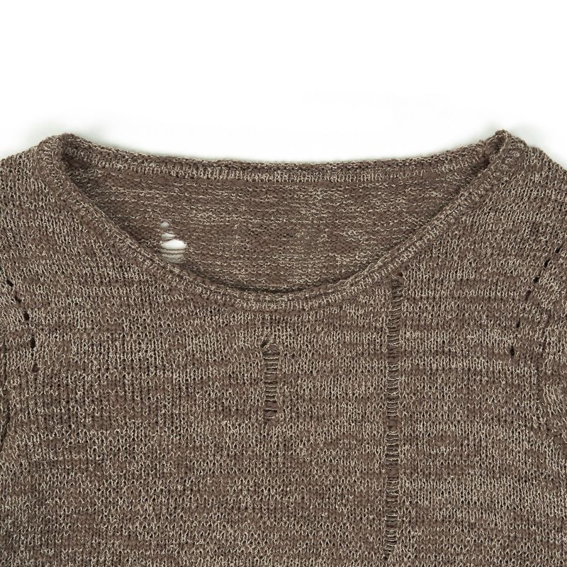 VINTAGE FRINGE KNIT (MOCHA)