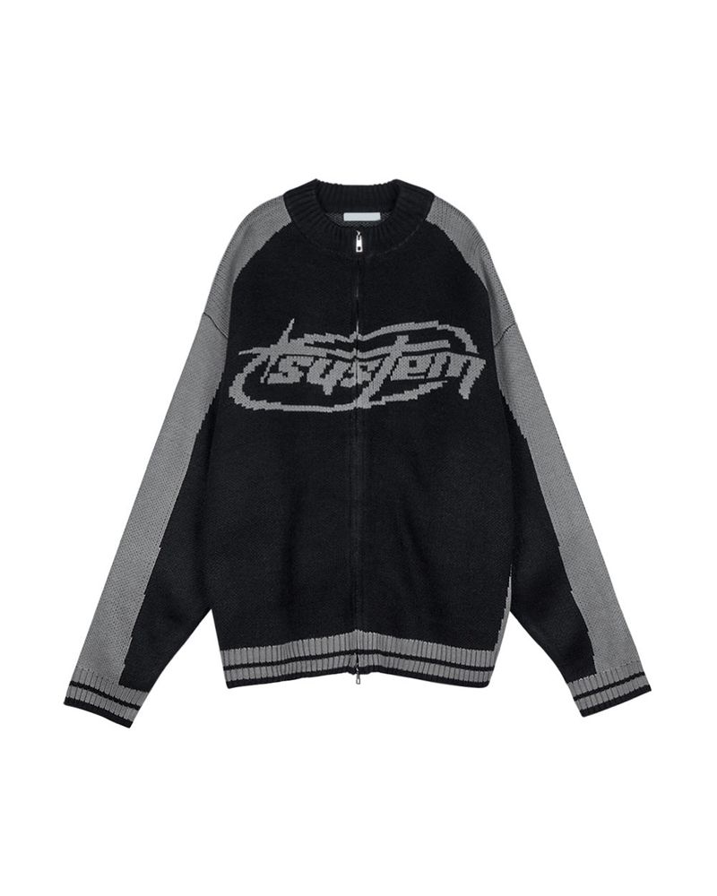 Corel Two-Way Raglan Knit Zip-Up