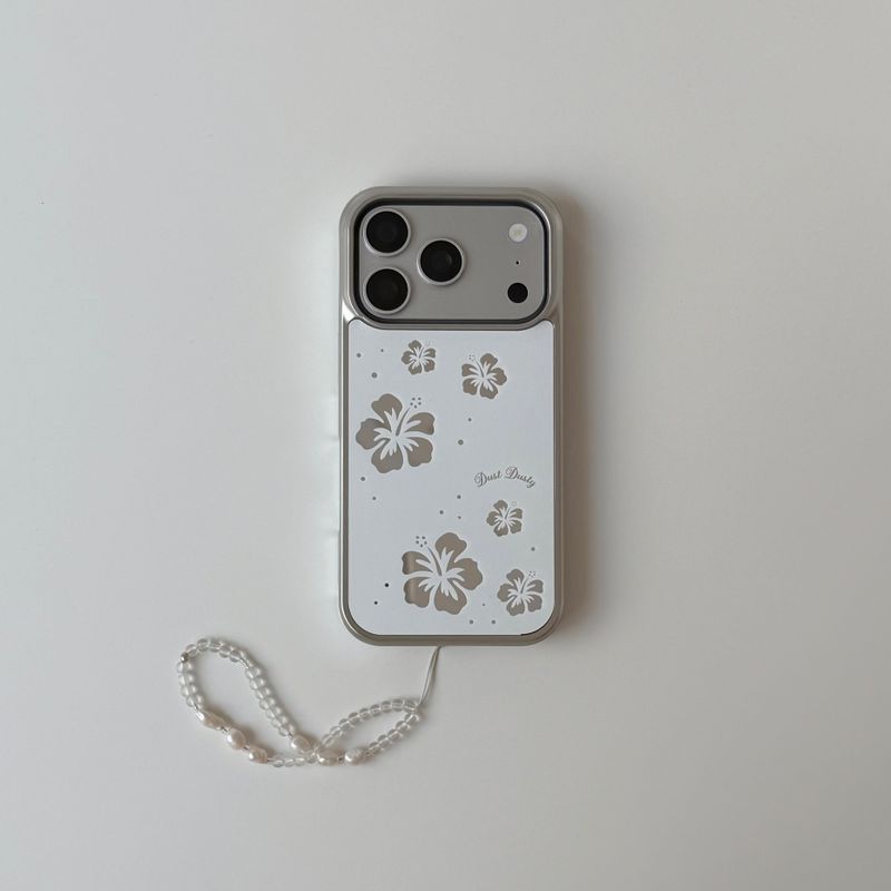 hibiscus mirror bumper case [3 color]