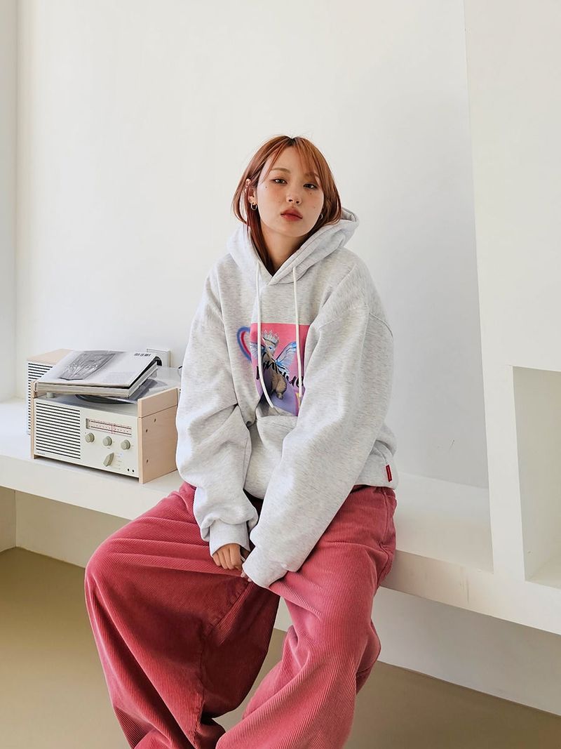 VENTIQUE Flying Cat Hoodie 3color