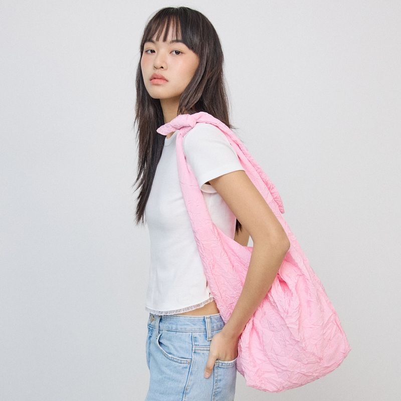 Wrinkle bag_pink