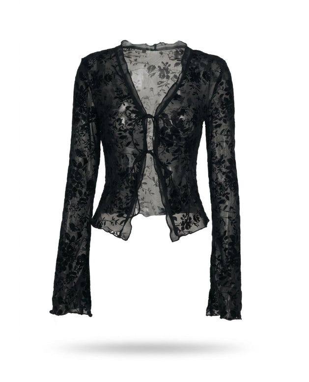 EEUN（イウン）の「Night Lace Cardigan（Tops）」