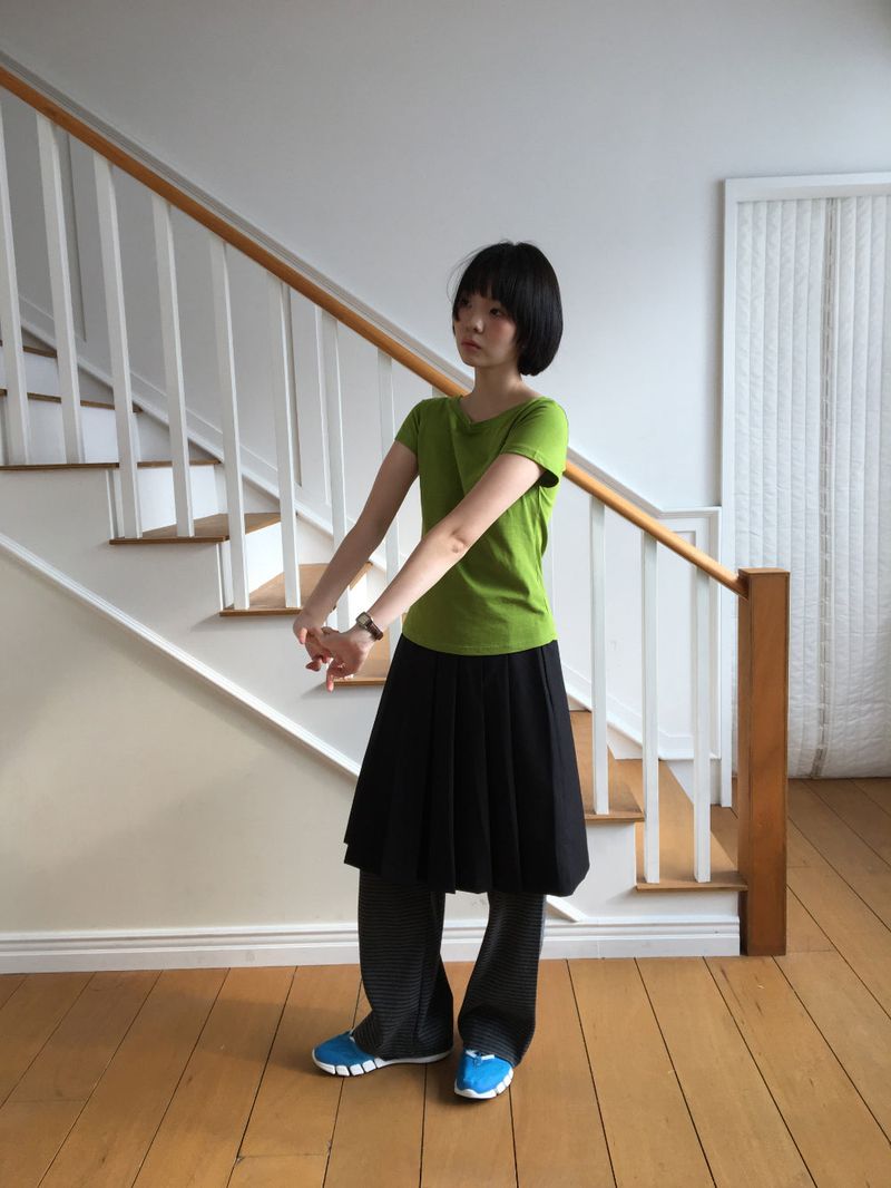 YWD PLEATS SKIRT + BELT (2color)