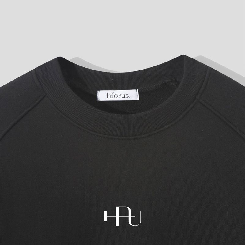 [HFORUS MADE]Layer Shoulder Sweatshirt IN RED