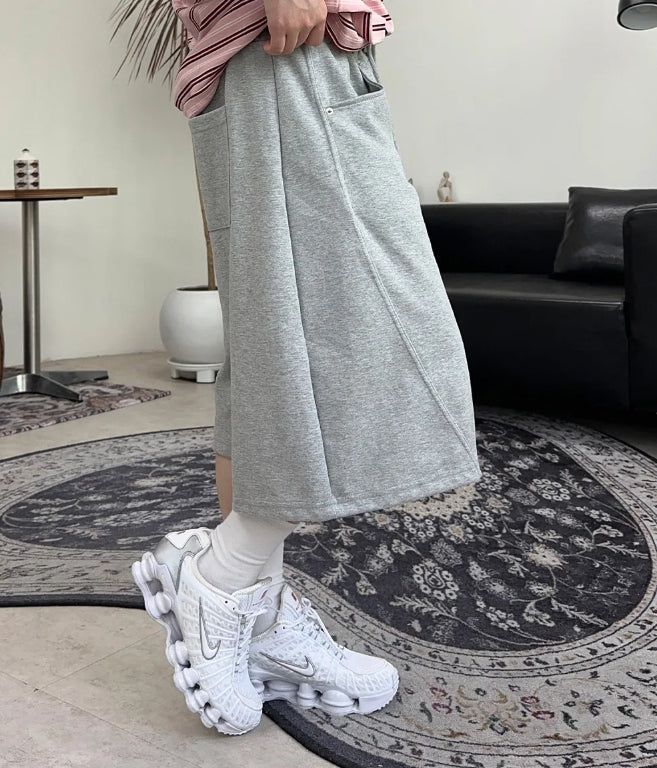 Medi Curve Sweat Bermuda Pants