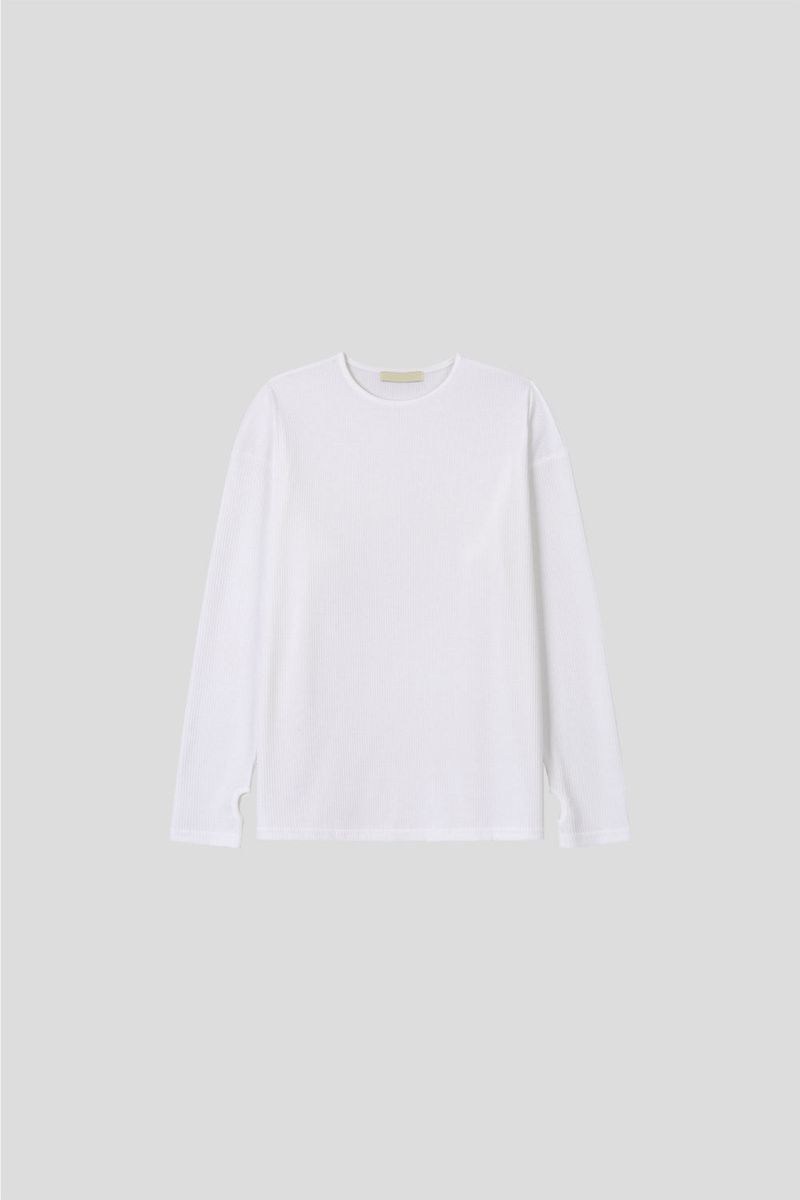 LMN Normal Soft V-neck Long Sleeve Tee (4 colors)