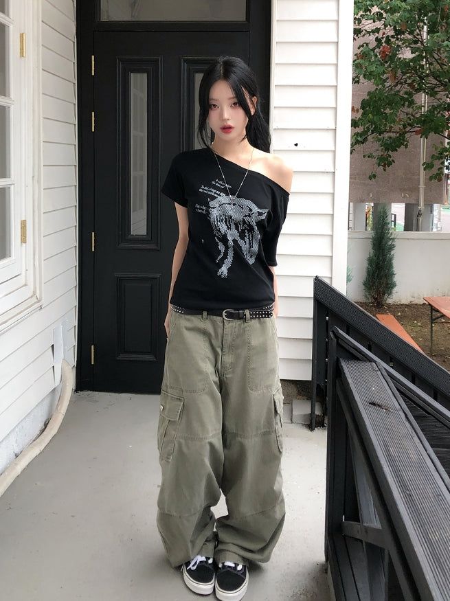 Feud Dyed Washed Cargo Pants