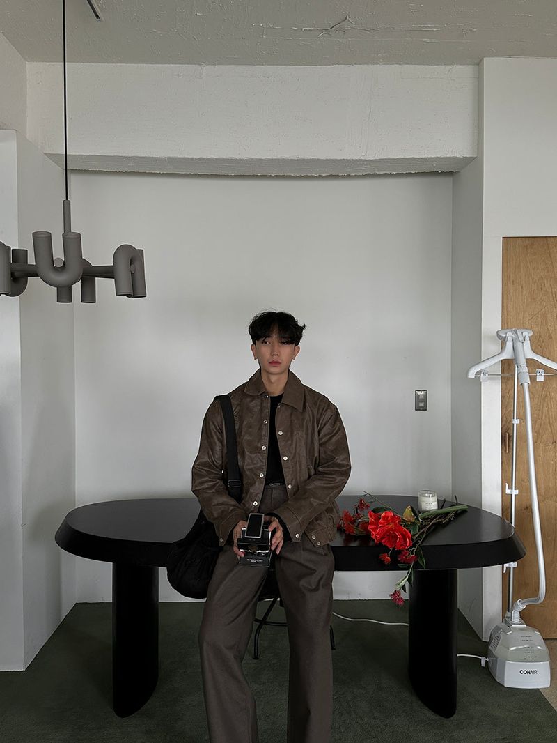 Un Crack Stitch Jacket (3color)