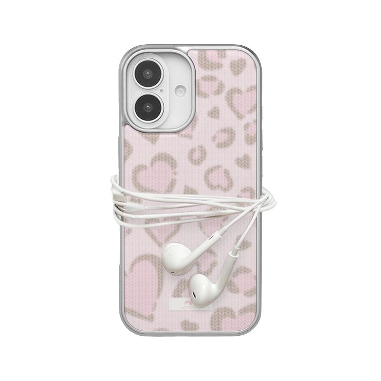 nainmoment（ナインモーメント）の「【MADE】 (silver.ver) レオパードニットエポキシケース（スマホグッズ/小物）」