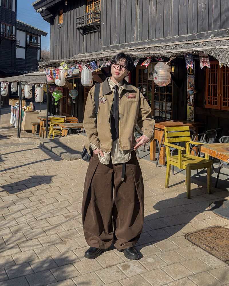 Cuff Bizo Balloon Cotton Pants