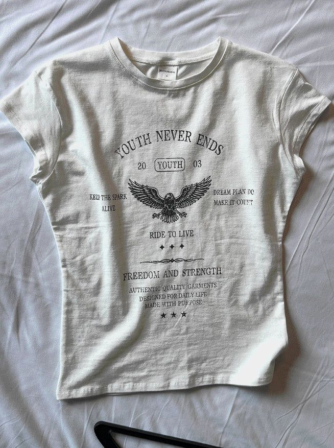 26SS★ [MADE] Vintage Western Slim Tee
