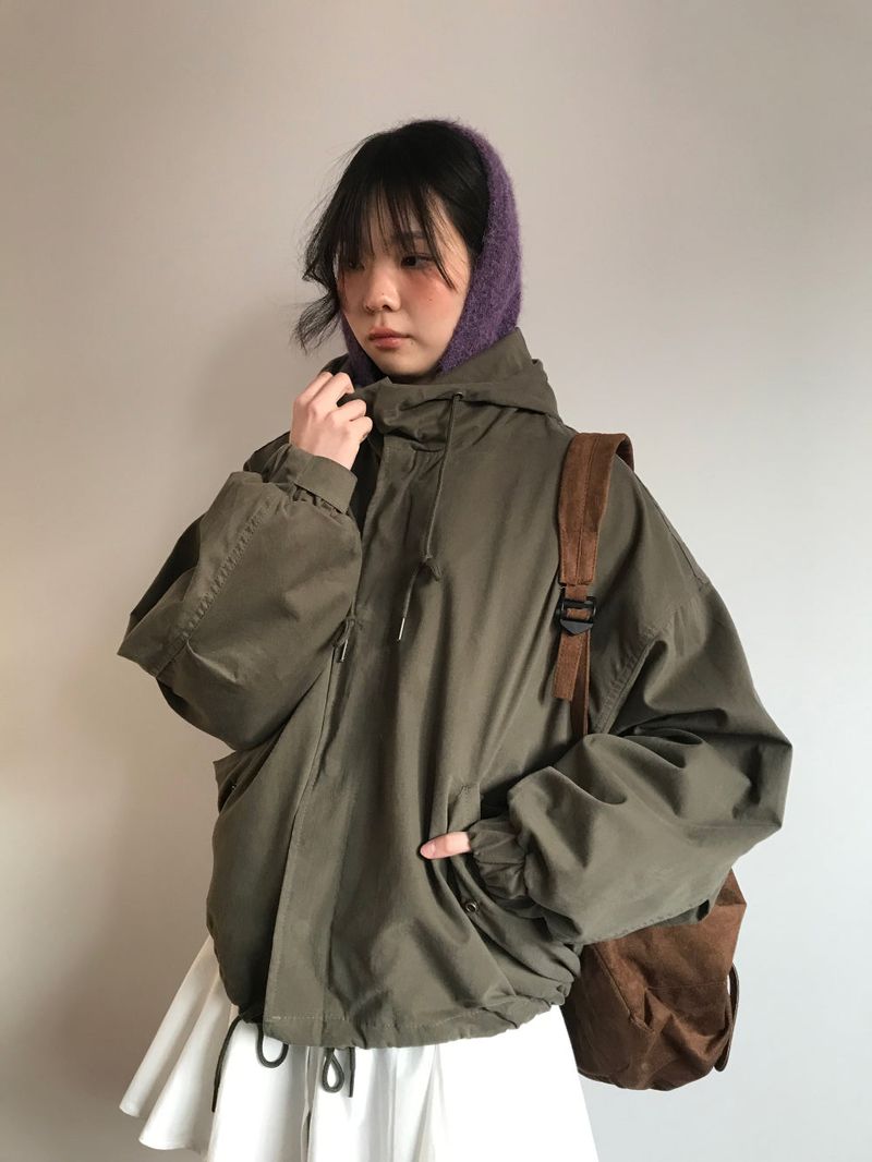 Flow String Short Military Jacket (4Colors)