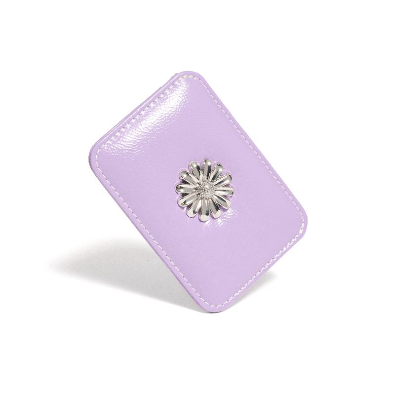 Daisy Slim Mini Transportation Card Wallet Lavender