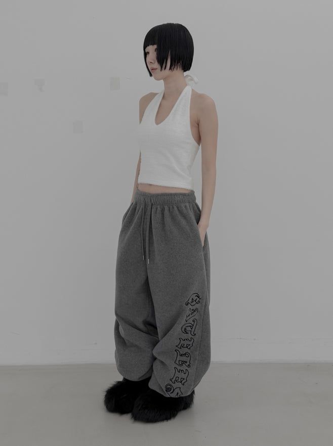 Marsh Fur Halter Neck Sleeveless
