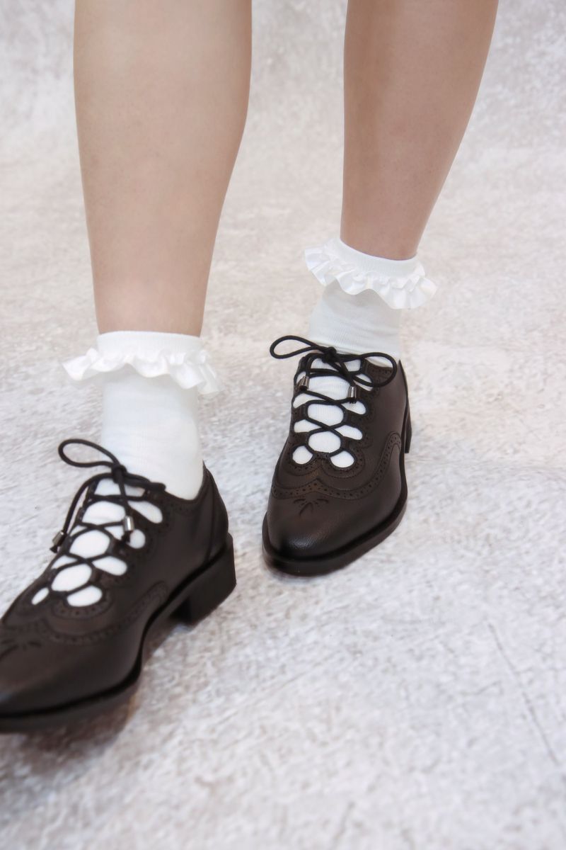 frill ankle socks (2colors)