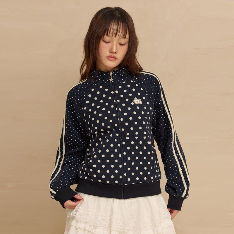 Dot Raglan Track Jersey