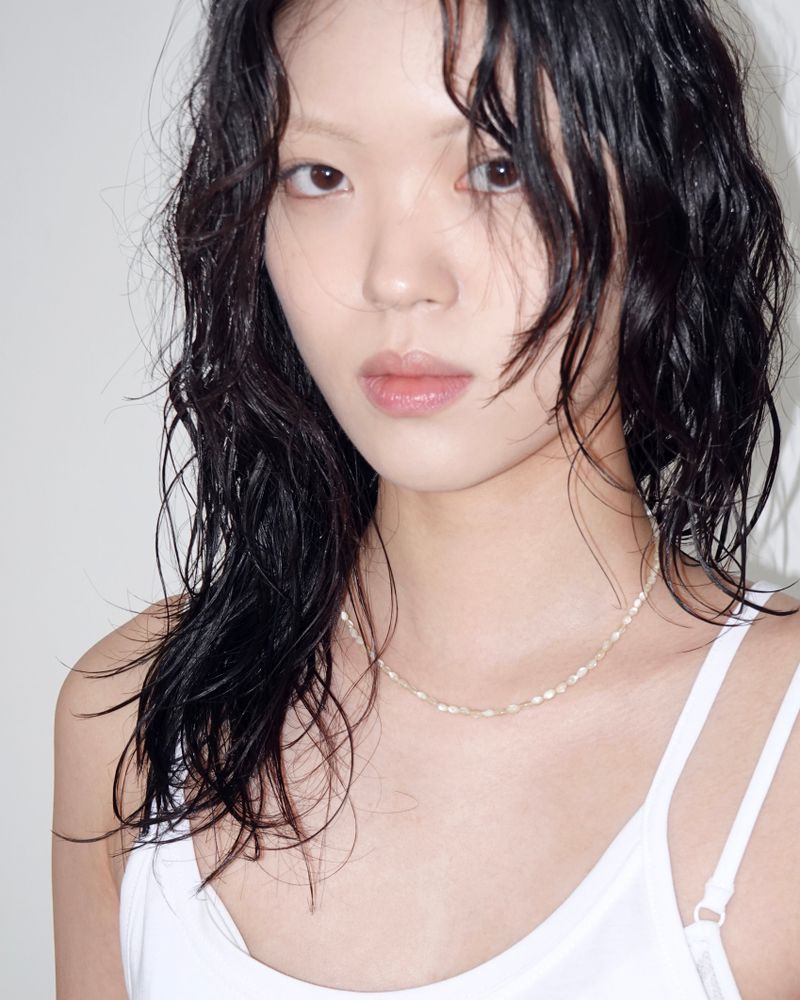 Pure shell necklace_ivory