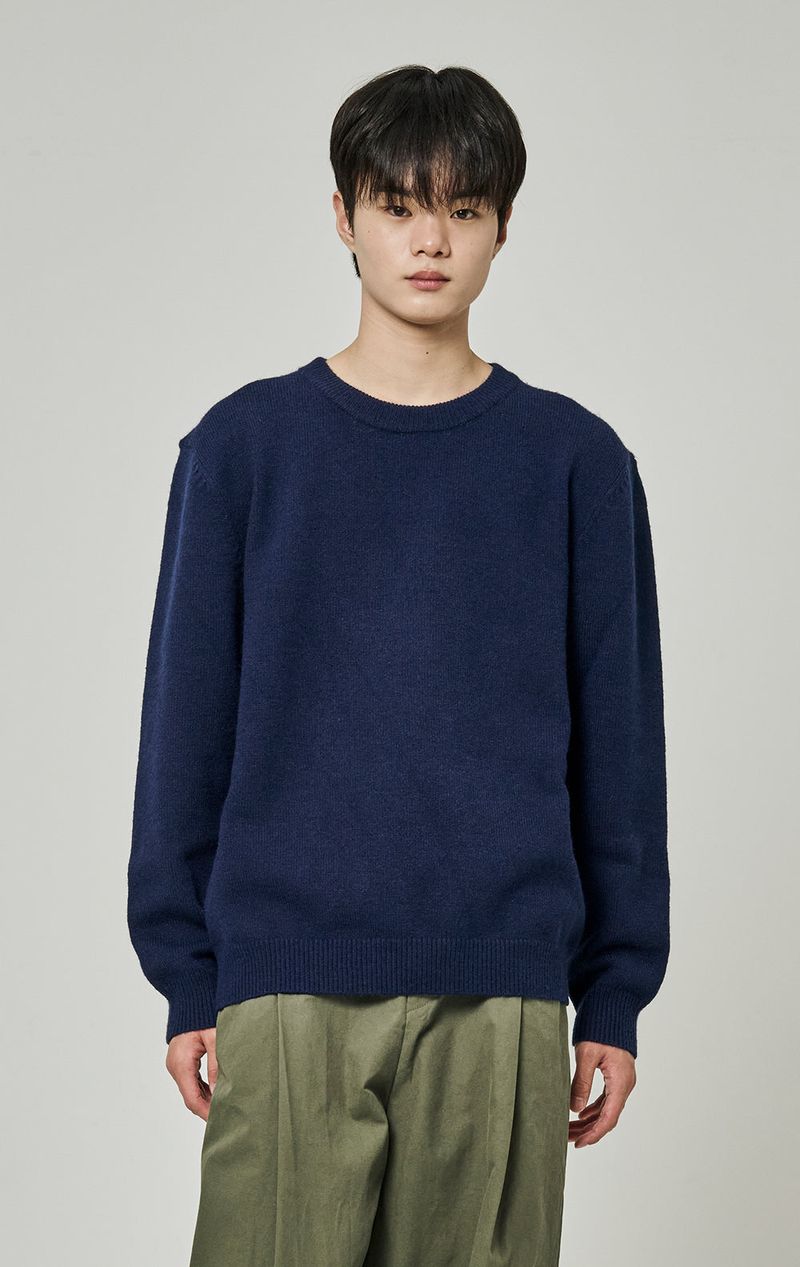TRADCLUB(トラッドクラブ)の「BASIC OVER FIT ROUND KNIT()」