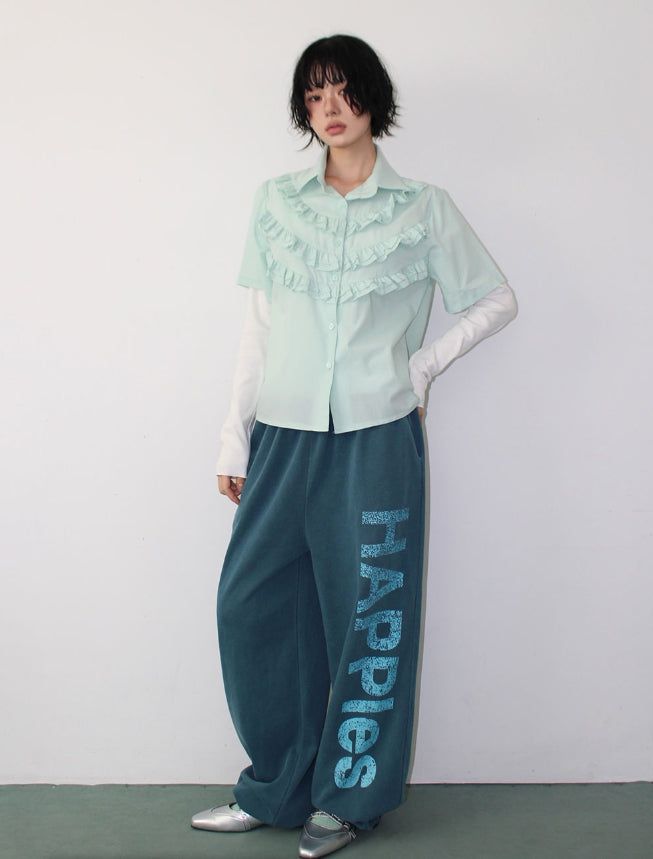 FRILL LAYERED SHIRT