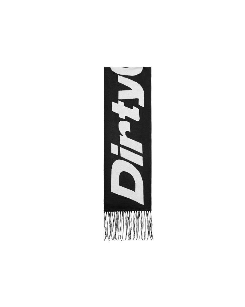 DirtyCoins（ダーティーコインズ）の「DirtyCoins Logo Black Wool Knit Scarf（Fashion Accessories）」