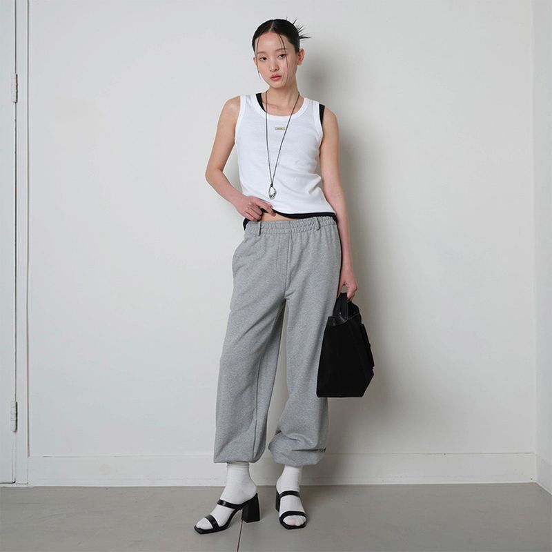 Loventina（ラヴェンティナ）の「Cotton Label Sleeveless_White（Tops）」