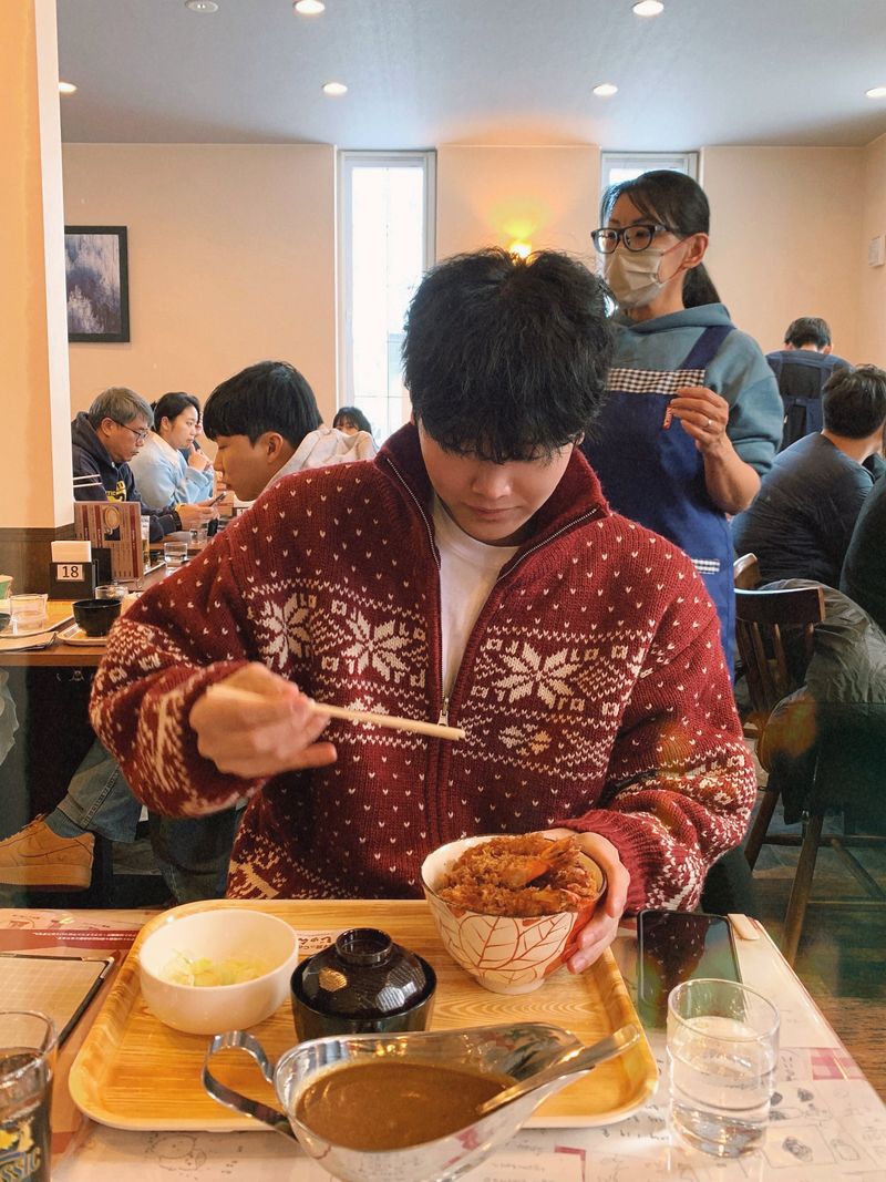 [Premium] Santa reversible Nordic knit zip-up