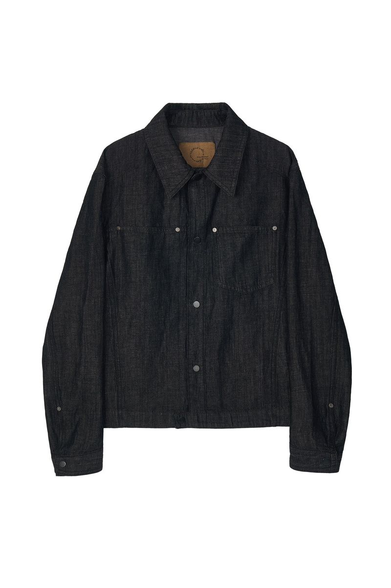 Linen Engineered Jacket (Black)