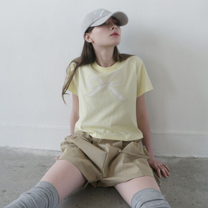 Beige Big Pocket Short