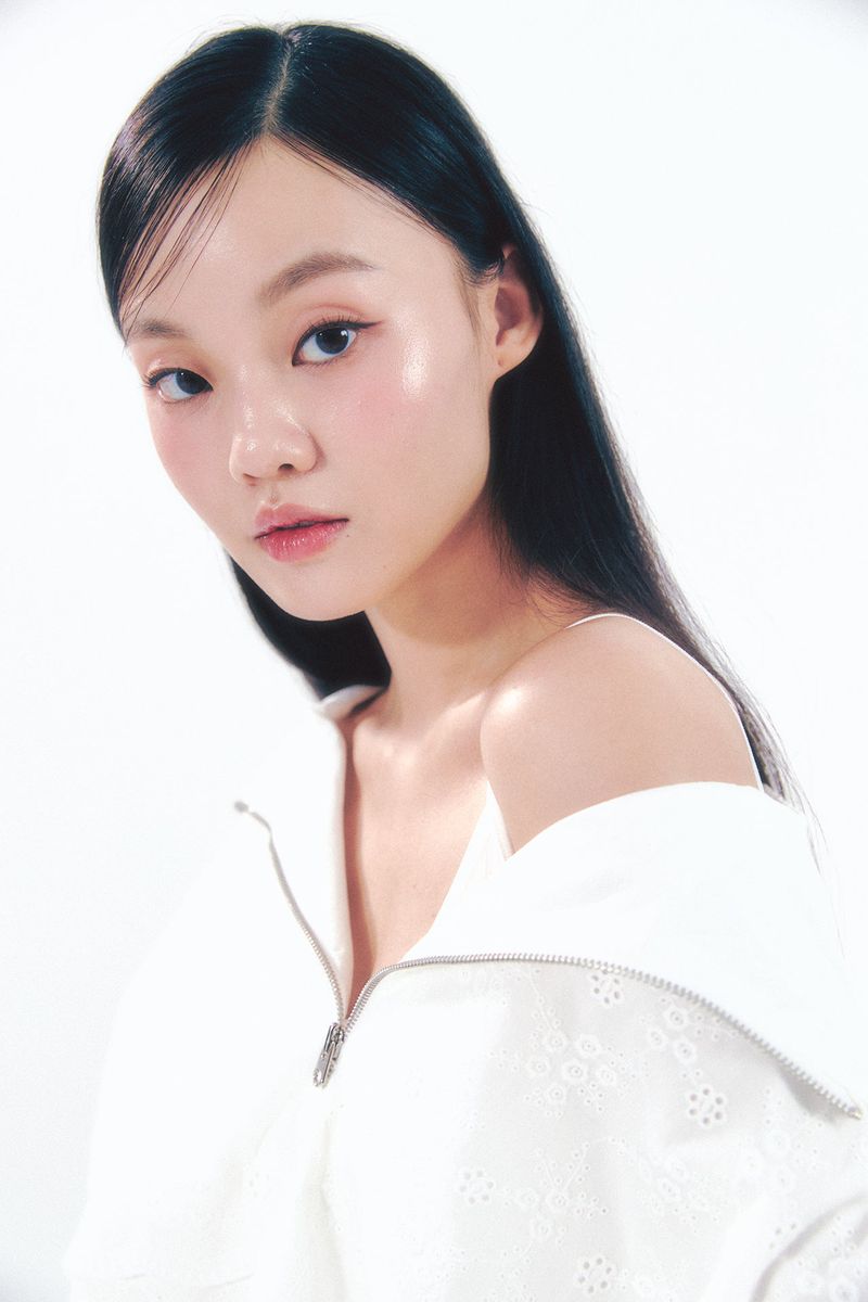 Lace Anorak Jumper White