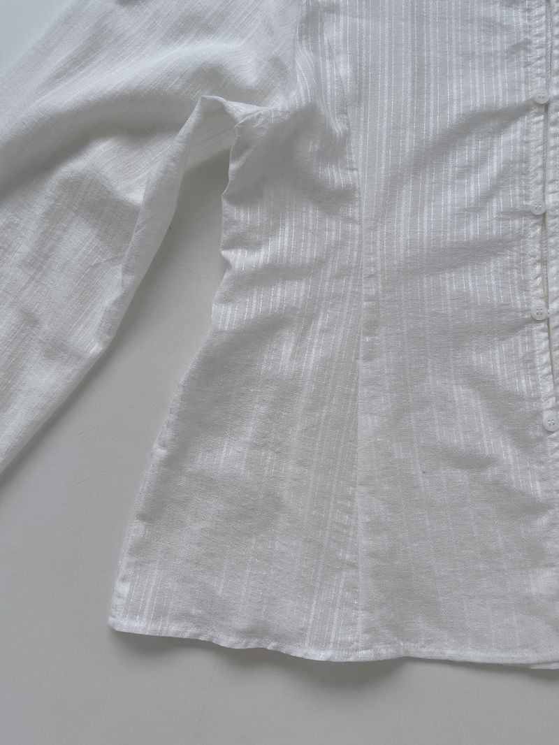 Angela Pintuck Flare Blouse