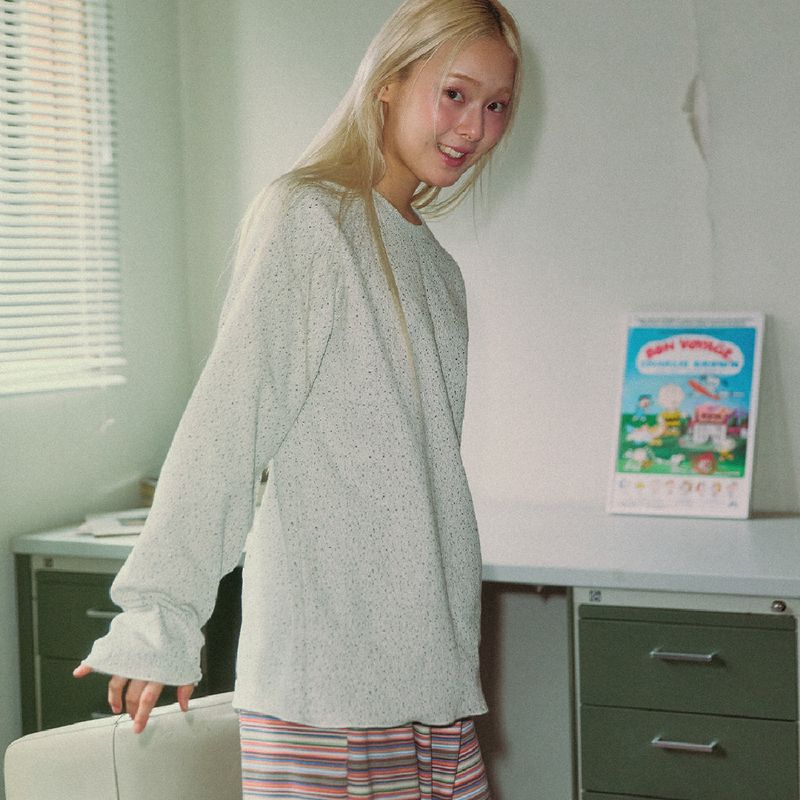KOOKEESEE(クキシ)の「Cookie Span Tee (white)(Tops)」