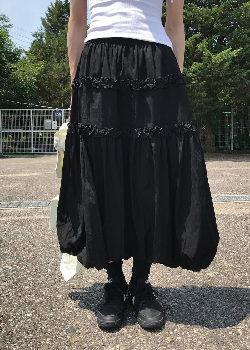 WOOHWA(ウファ)の「FRILL PUFF SKIRT(Skirts)」