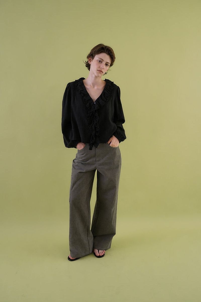 Elen ruffle blouse