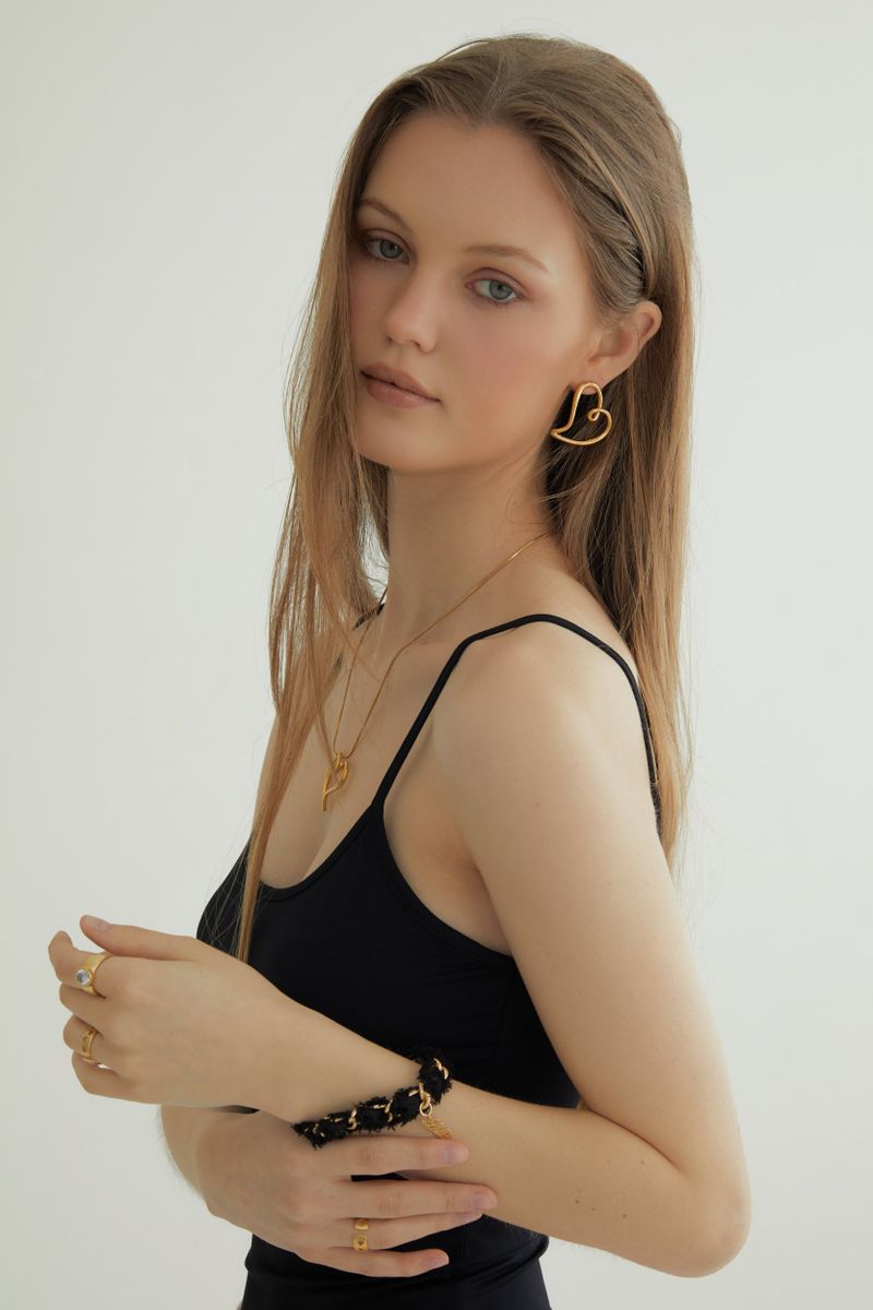 My heart earring