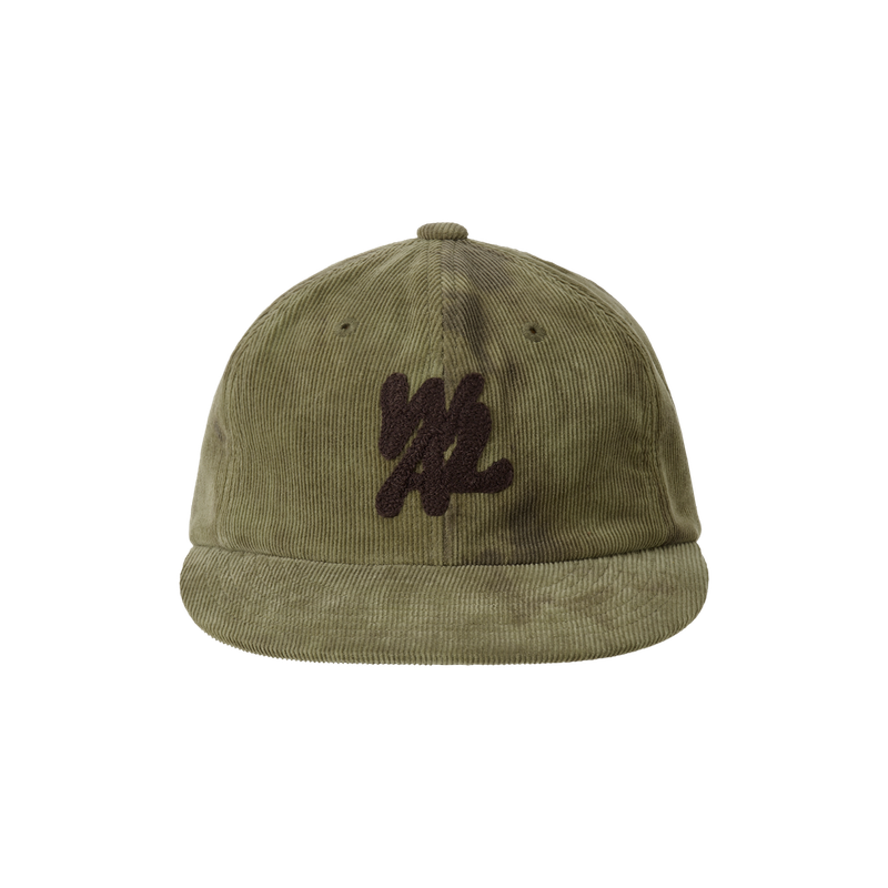 WOOALONG（ウアロン）の「Tie Dye Corduroy Camp Cap - GREEN（Hats）」