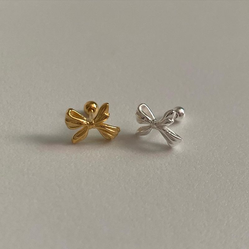 dearmerry（ディアメリー）の「(silver925) ラブリーリボンピアス type2 *gold（アクセサリー）」