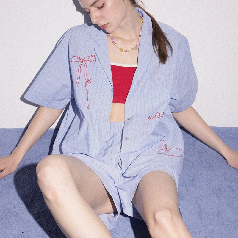 MELROSE MARKET STRIPE SHORTS