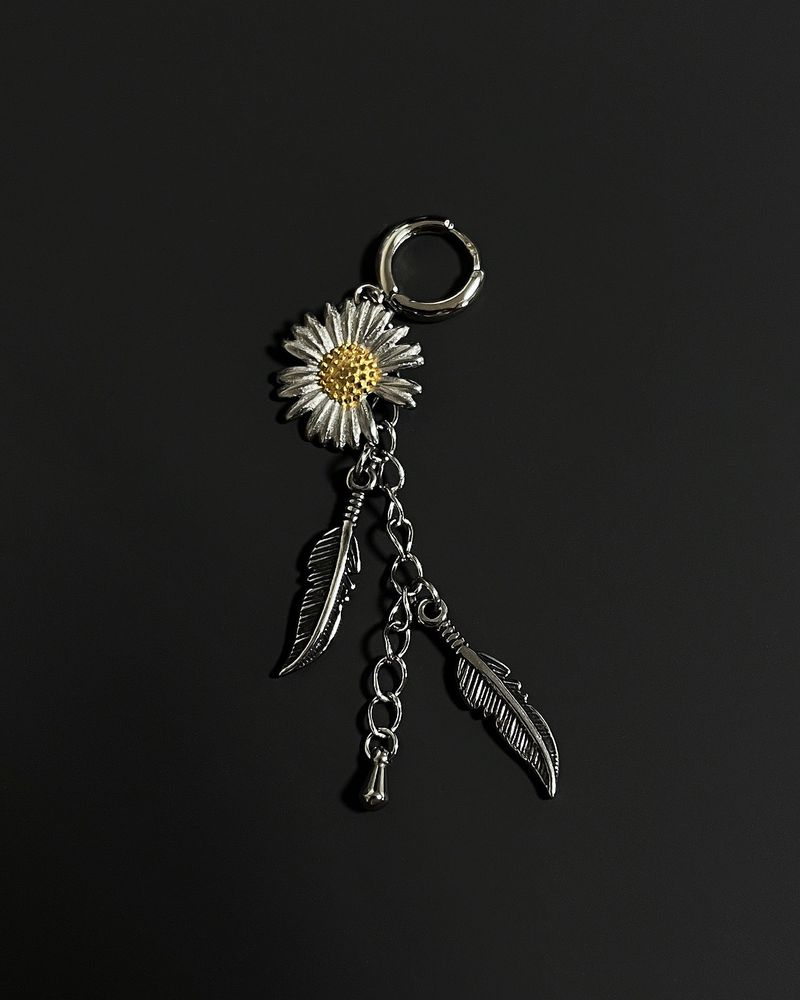 (RFS made) daisy chain layered earring