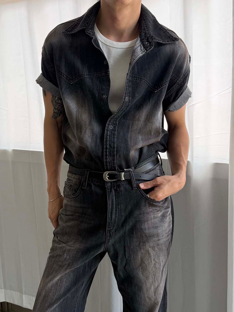 LAURANT（ロラン）の「Cool ever oil washing western shirts(2color)（Tops）」