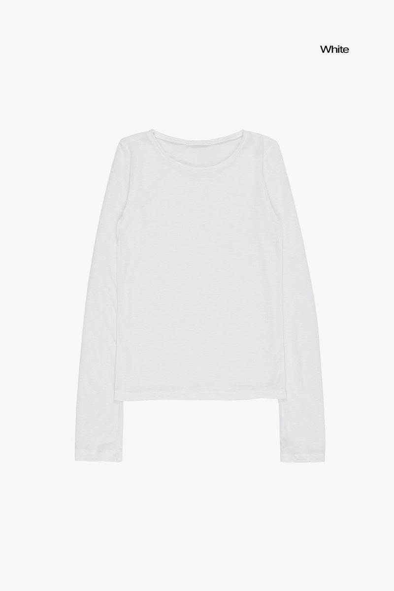 Mild see-through long sleeve