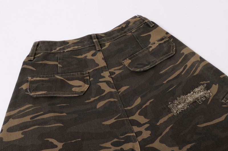 Wild Camo Flare Cargo Pants 233238565
