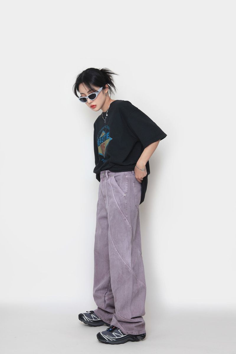 Wave Pigment Denim Pants