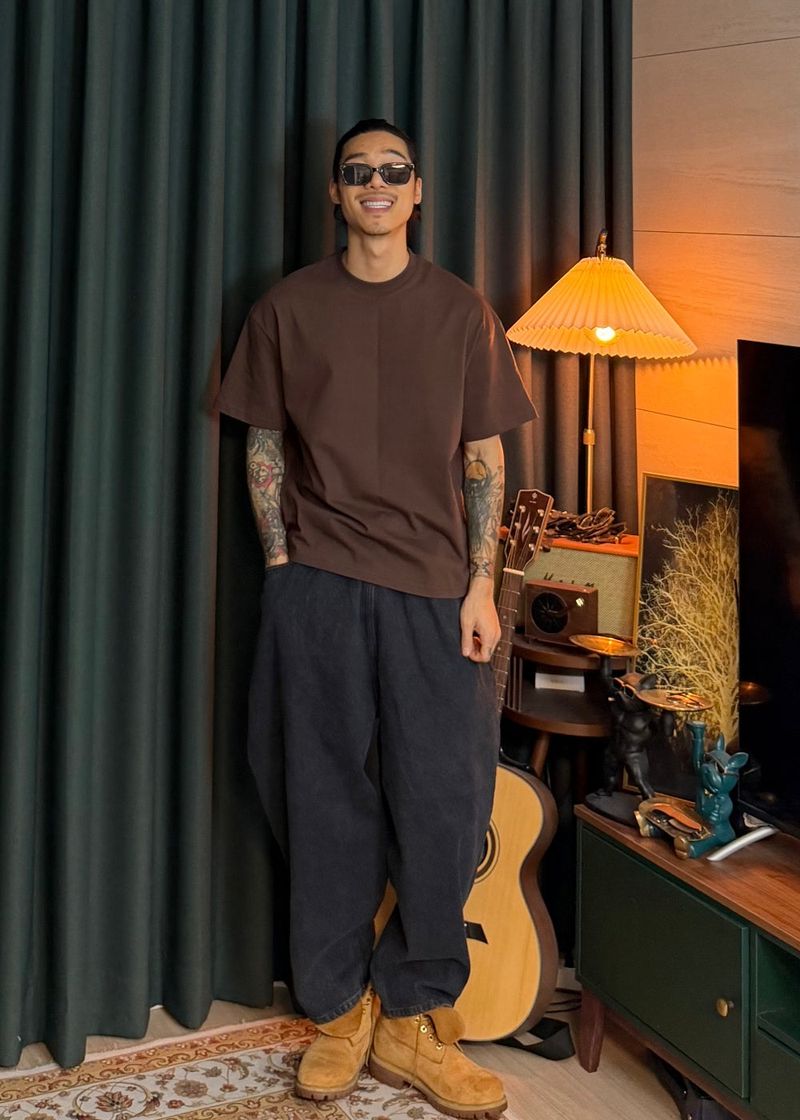 Denim Balloon Baggy Pants 2COLOR