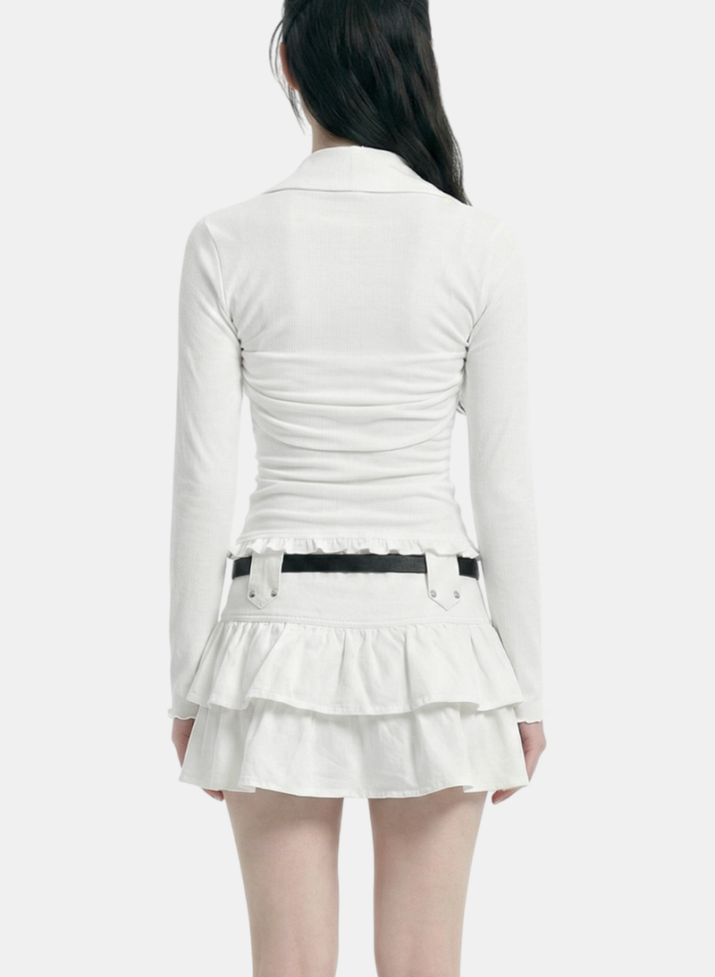 Lovely Button Tank Bolero Set