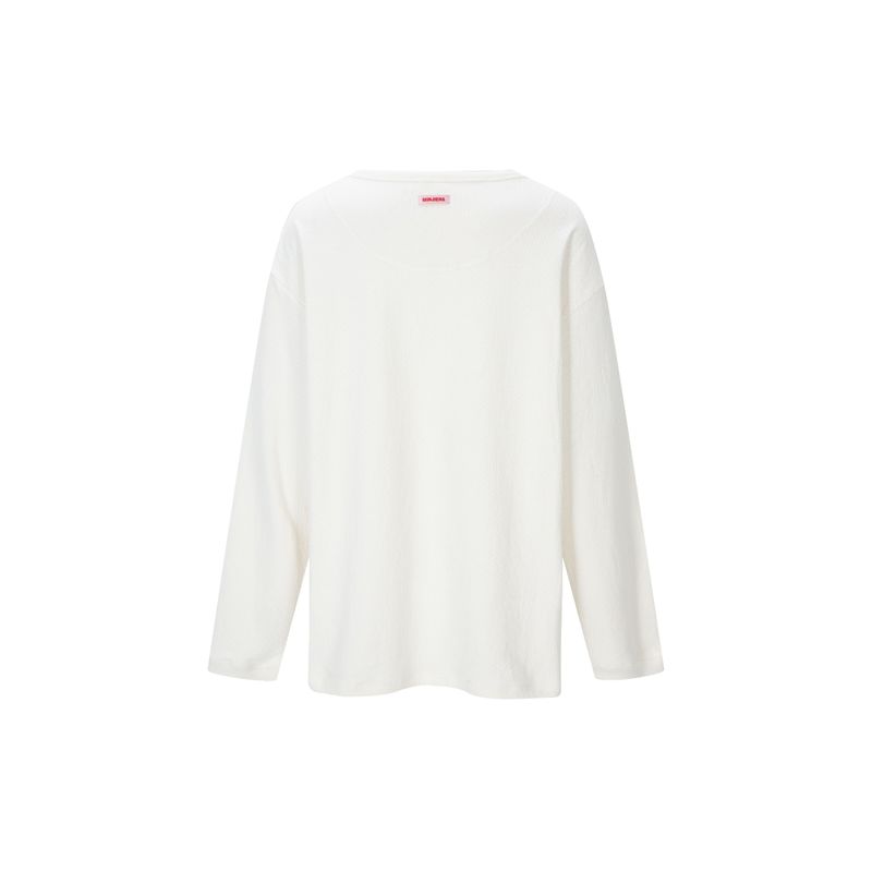 cottage long sleeve vintage ivory